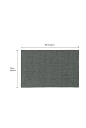 JVL Eden Machine Washable Latex Backed Doormat, 50x80cm, Grey - Size: 50 cm x 80 cm - thumbnail 5