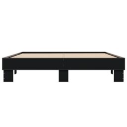 Berkfield Home Bed Frame without Mattress Black 150x200 cm King Size - thumbnail 4
