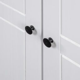 Berkfield Home Wardrobe White 80x50x171.5 cm Solid Pine Panama Range - thumbnail 5