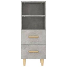 Berkfield Home Sideboard Concrete Grey 34.5x34x90 cm Engineered Wood - thumbnail 6