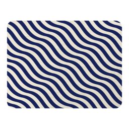 Benjamin Tate Design Wavey Lines Blanket in Natural - Size: 120 cm x 150 cm - thumbnail 1