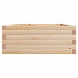 Berkfield Home Decorative Garden Planter 90x60x23 cm Solid Wood Pine in Light Brown - Size: 90 x 60 x 23 cm - thumbnail 6