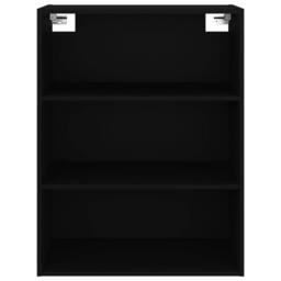 Berkfield Home Hanging Wall Cabinet Black 69.5x32.5x90 cm - thumbnail 5