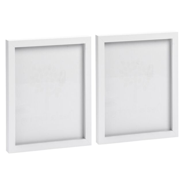 "Nicola Spring Photo Frames - 8"" x 10"" - Pack of 2 in White" - image 1