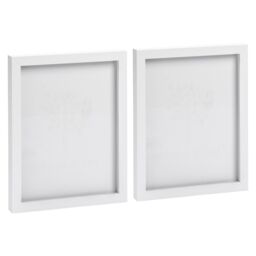 "Nicola Spring Photo Frames - 8"" x 10"" - Pack of 2 in White" - thumbnail 1