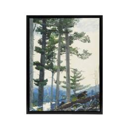 "Artery8 Winslow Homer Old Settlers Framed Canvas Wall Art Print - Size: W24"" x H32""" - thumbnail 1