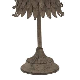 Lemon Pavilion Furniture and Decor Large Rustic Decorative Tree with Star - Metal - L12xW17xH56 cm Silver in White - thumbnail 3