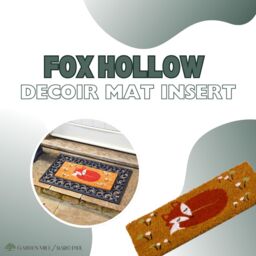 Marco Paul Multicoloured Coir Fox Doormat Insert 53x23cm in Orange - Size: 100 cm x 100 cm - thumbnail 4