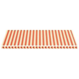 Berkfield Home Replacement Fabric for Awning Yellow & Orange 6x3 m - thumbnail 1