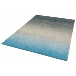 The Rug Shop UK Blue Handmade Wool Modern Plain Easy To Clean Cotton Backing Rug - Size: 70 cm x 240 cm - thumbnail 3