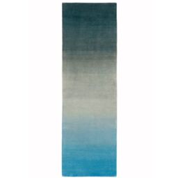The Rug Shop UK Blue Handmade Wool Modern Plain Easy To Clean Cotton Backing Rug - Size: 70 cm x 240 cm - thumbnail 7