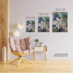 "Artery8 Laurits Andersen Ring Sigrid At Breakfast Canvas Wall Art Print - Size: W24"" x H32""" - thumbnail 4