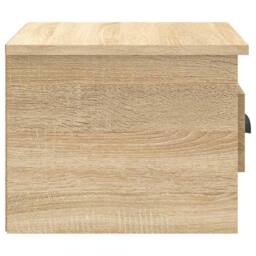 Berkfield Home Elegant Wall-mounted Bedside Cabinets 2 pcs Sonoma Oak 41.5x36x28cm in Light Brown - Size: 41.5x36x28 cm - thumbnail 8