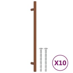 Berkfield Home Cabinet Handles 10 pcs Bronze 224 mm Stainless Steel in Brown - thumbnail 2