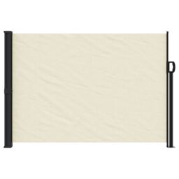 Berkfield Home Retractable Side Awning Cream140x600 cm in Cream - Size: 140x600 cm - thumbnail 3