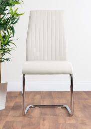 FurnitureboxUK Giovani High Gloss & Glass Dining Table & 6 Lorenzo Chairs Set in White - thumbnail 9