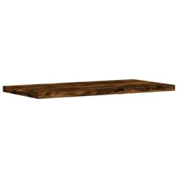 Berkfield Home Wall Shelves 4 pcs Smoked Oak 40x20x1.5 cm Engineered Wood in Brown - thumbnail 4