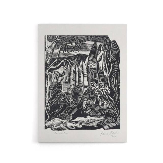 "Artery8 Winter in Hampden Black White Landscape Nash Canvas Wall Art Print - Size: W12"" x H16""" - image 1