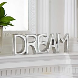 Paper High Reclaimed Metal Dream Sign in Silver - thumbnail 1