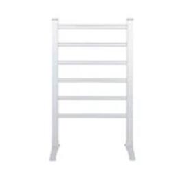 EONLION 6 Bar Electric Towel Rail Radiator Bathroom Heated Rack in White - thumbnail 3
