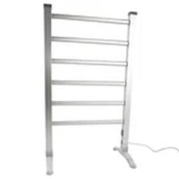 EONLION 6 Bar Electric Towel Rail Radiator Bathroom Heated Rack in White - thumbnail 4