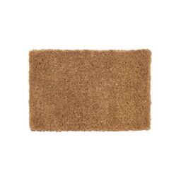 Nicola Spring Premium Handmade Coir Door Mat - 60 x 40cm in Brown - Size: 40 cm x 60 cm - thumbnail 1
