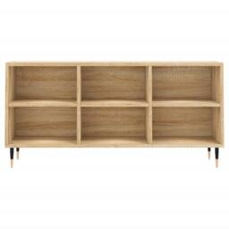 Berkfield Home TV Cabinet Sonoma Oak 103.5x30x50 cm Engineered Wood in Light Oak - thumbnail 4
