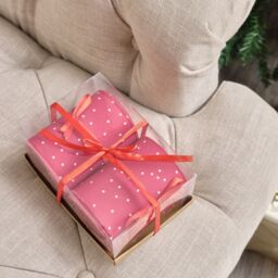 Melody Maison Red Polka Dot Detailed Fabric Tree Ribbon - 270cm (2.7m / 106.3') - thumbnail 6