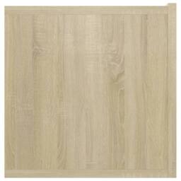 Berkfield Home Hanging TV Cabinets 2 pcs Sonoma Oak 60x30x30 cm in Light Oak - Size: 60 x 30 x 30 cm - thumbnail 7