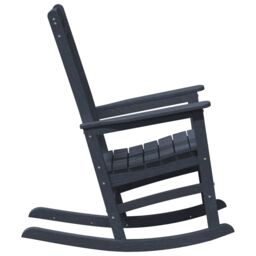 Berkfield Home Garden Rocking Chairs 2 pcs Navy Blue 70x92x107.5 cm HDPE - thumbnail 6