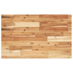 Berkfield Home Desk Top Oil Finished 80x50x2 cm Solid Wood Acacia in Brown - Size: 80 x 50 x 2 cm - thumbnail 1