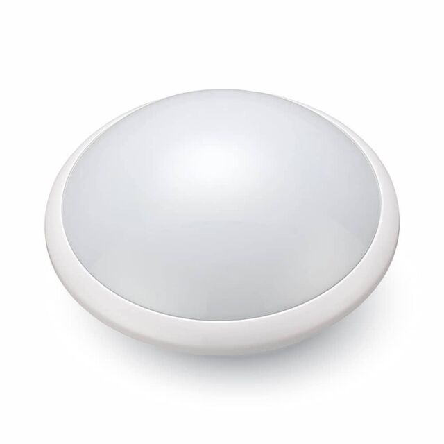 ENER-J 24W LED Bulkhead Ceiling Light in White - Size: 25 cm diameter x 19 cm high - image 1