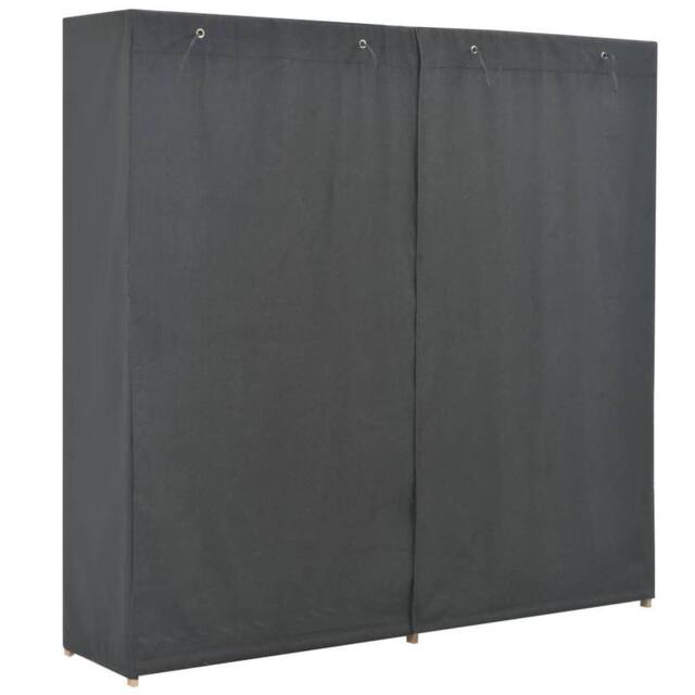Berkfield Home Wardrobe Grey 200x40x170 cm Fabric - Size: 200 x 40 x 170 cm - image 1