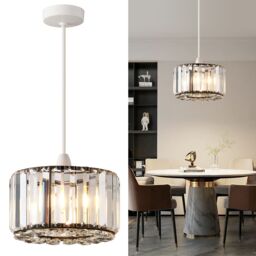 Harper Living Easy Fit Pendant Shade, Matt Black Ceiling Light Shade, Diameter 23cm - thumbnail 2