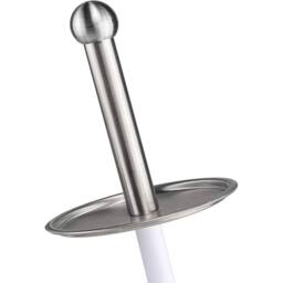 KORVIXA Bathroom Toilet Brush Holder Freestanding in Silver - thumbnail 3