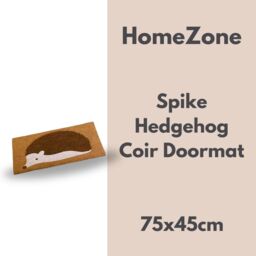 Marco Paul Brown Coir Hedgehog Nonslip Doormat 75x45cm - Size: 45 cm x 75 cm - thumbnail 3