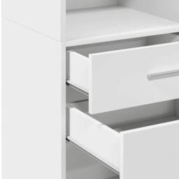 Berkfield Home Highboard White 40x42.5x124 cm Engineered Wood - thumbnail 8