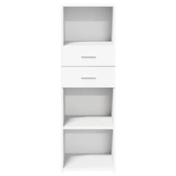 Berkfield Home Highboard White 40x42.5x124 cm Engineered Wood - thumbnail 4