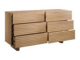 Vente-unique 6-Drawer Chest Of Drawers - MDF - Natural - LUDIMA in Light Oak - thumbnail 6