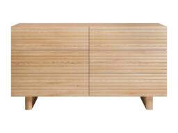 Vente-unique 6-Drawer Chest Of Drawers - MDF - Natural - LUDIMA in Light Oak - thumbnail 2