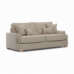The Great Sofa Company Ophelia 3 Seater Chenille Sofa in Stone - thumbnail 2