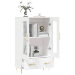 Berkfield Home Highboard White 69.5x31x115 cm Engineered Wood - thumbnail 4
