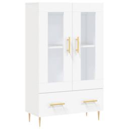 Berkfield Home Highboard White 69.5x31x115 cm Engineered Wood - thumbnail 1