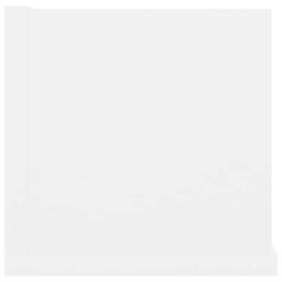 Berkfield Home CD Wall Shelf White 100x18x18 cm Engineered Wood - Size: 100 x 18 x 18 cm - thumbnail 5