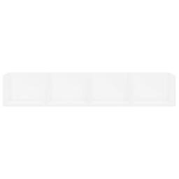 Berkfield Home CD Wall Shelf White 100x18x18 cm Engineered Wood - Size: 100 x 18 x 18 cm - thumbnail 4