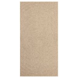 Berkfield Home Rug 80x150 cm Jute Look Indoor & Outdoor in Brown - Size: 100 cm diameter - thumbnail 4