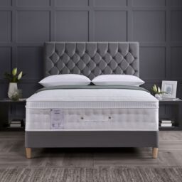 Rest Relax Caesar 1500 Pocket Sprung Box Top Mattress in White - Size: Super King - thumbnail 2
