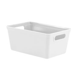 simpa 4L Plastic Studio Organiser Trays with Handles - Set of 6 in White - thumbnail 2