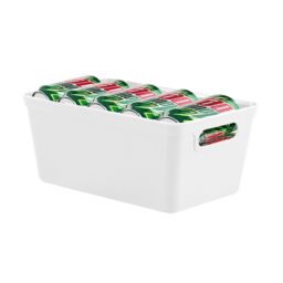 simpa 4L Plastic Studio Organiser Trays with Handles - Set of 6 in White - thumbnail 3