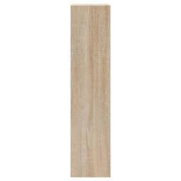 Berkfield Home Shoe Cabinet Sonoma Oak 63x24x103 cm Engineered Wood in Tan - Size: 63 x 24 x 103 cm - thumbnail 5